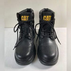 Men’s Caterpillar CAT Boots Black Size 9 Wide